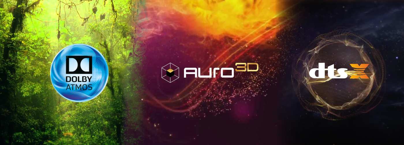 Dolby Vision, Auro 3D und DTS X