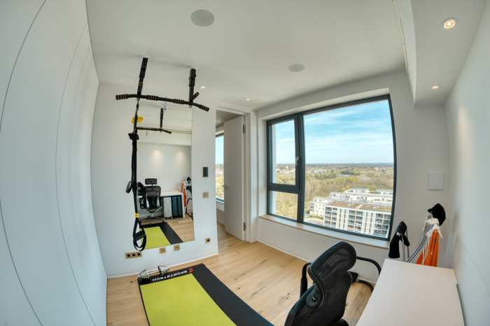 Gerade im Fitnessraum darf guter Sound nicht fehlen.