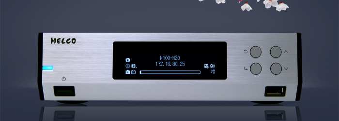 Melco N100-H20 Frontdisplay