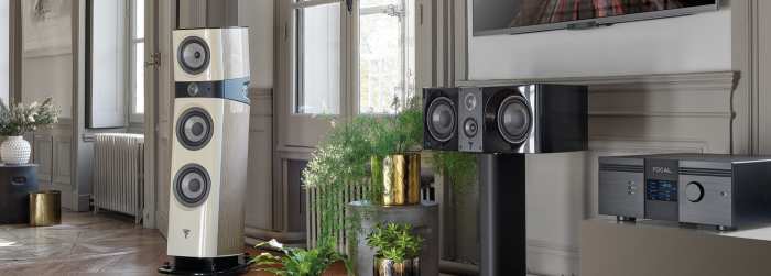 Focal Sopra N°2 mit Center und AV Receiver