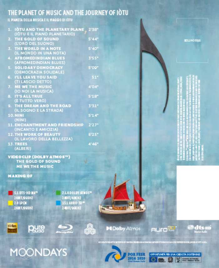 Franco Mussida - The Planet of Music and the Journey of I&ograve;tu - back cover