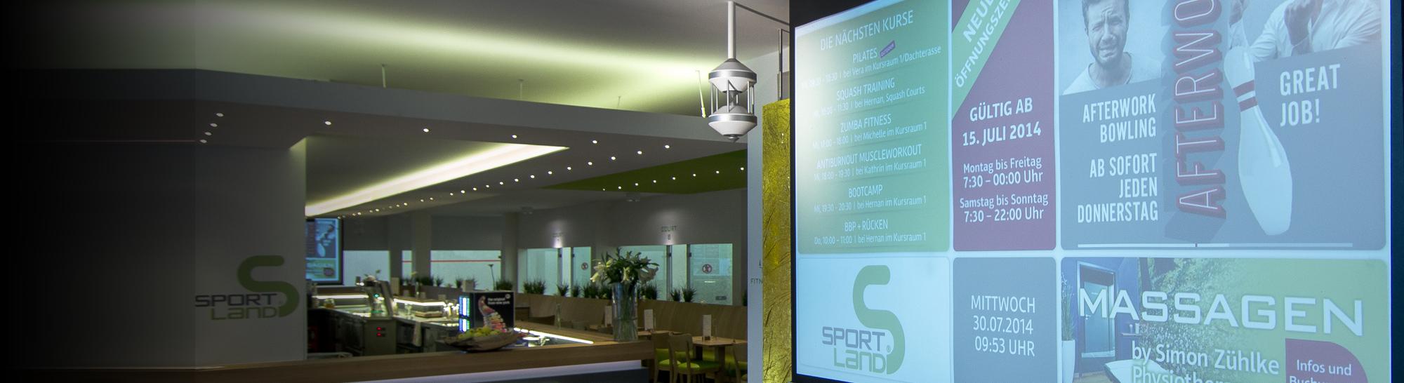 „SPORTS MEDIA“ – Medieninstallation