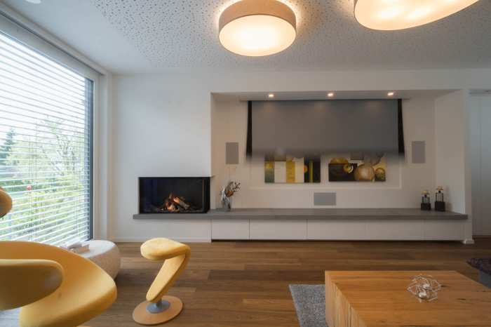 perfekt integrierte Stewart Leinwand