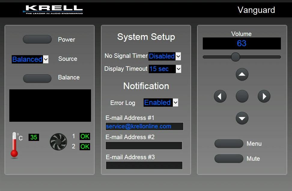 Krell - Online Bedienung 