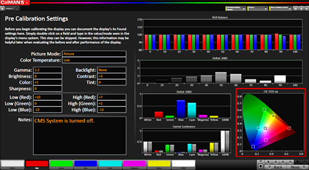 Calman 5 Kalibriersoftware