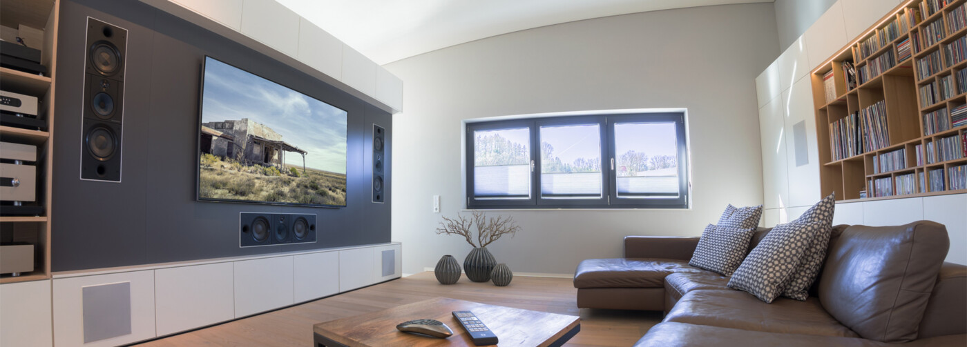 Exklusives, ausgezeichnetes Wohnraum-Kino im Penthouse